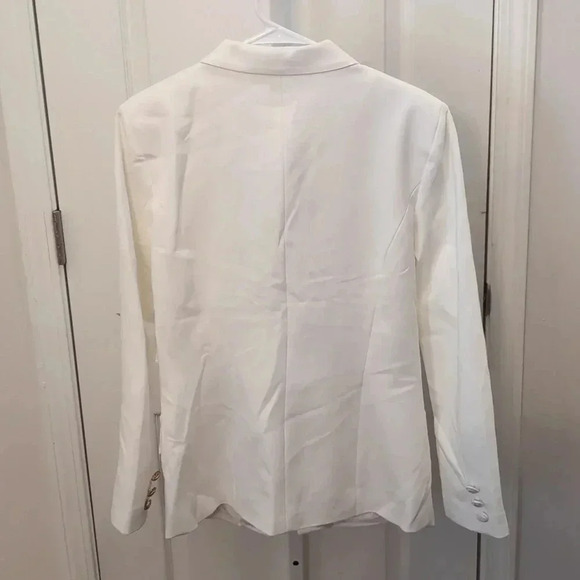 Attitude Unknown Women Double Breasted Blazer with Metallic Buttons - Picture 7 of 9